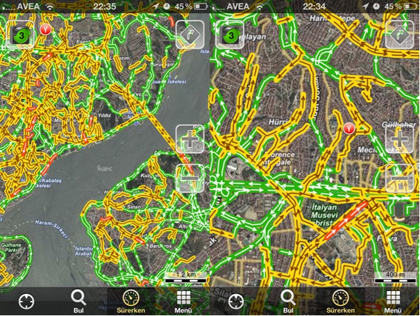 Yandex'in Gözünden İstanbul Trafiği