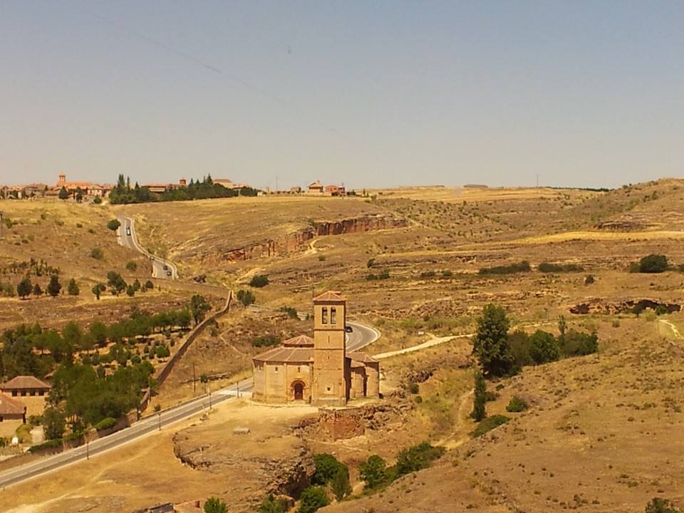 Segovia Alcazar Şatosundan bir görüntü
